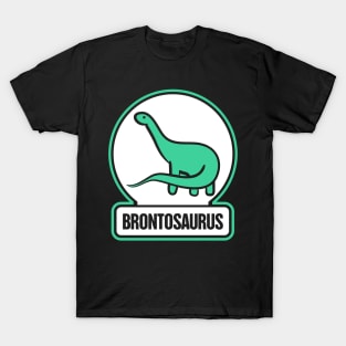 Long Neck Dinosaur Brontosaurus Graphic T-Shirt